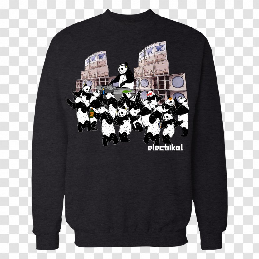 T-shirt Hoodie Crew Neck Sweater Bluza - Sweatshirt Transparent PNG