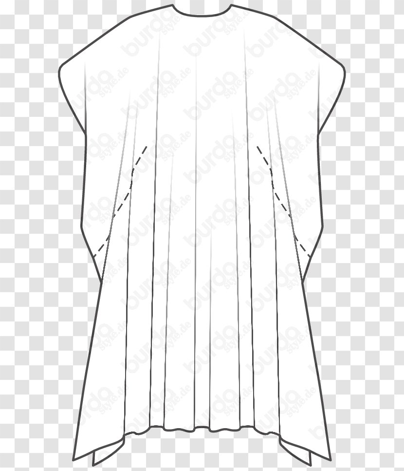 T-shirt White Collar Neck Sleeve - Dress Transparent PNG