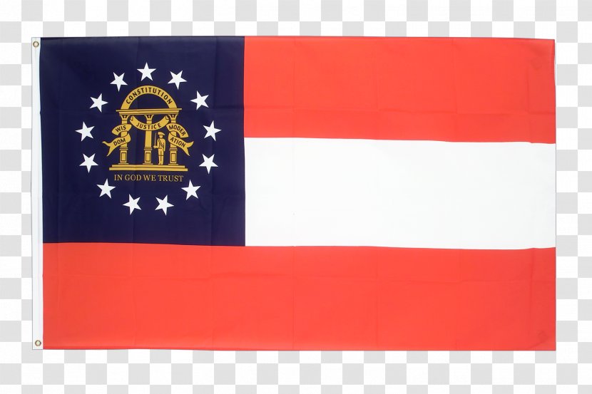 Flag Of Georgia Fahne California - Us State Transparent PNG
