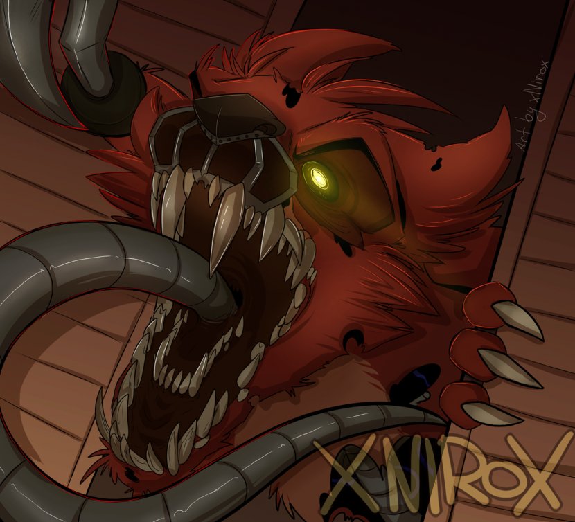 Five Nights At Freddy's 4 2 Nightmare Game - Frame - Foxy Transparent PNG