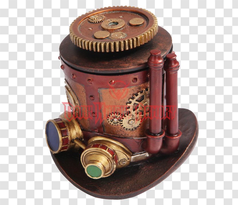 Steampunk Top Hat Bowler Box Transparent PNG