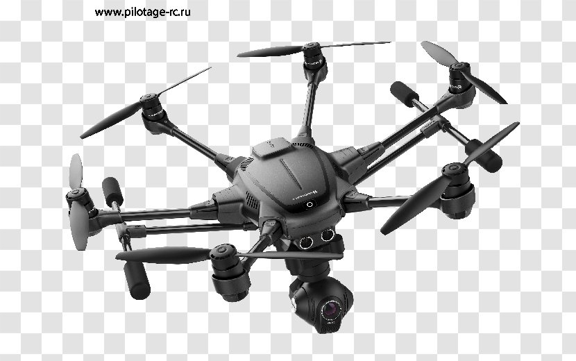 Yuneec International Typhoon H Unmanned Aerial Vehicle Quadcopter - Firstperson View - Rotorcraft Transparent PNG