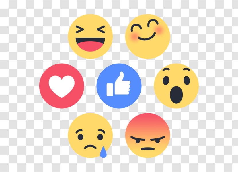 Emoticon Like Button Facebook, Inc. Smiley - Yellow - Facebook Transparent PNG