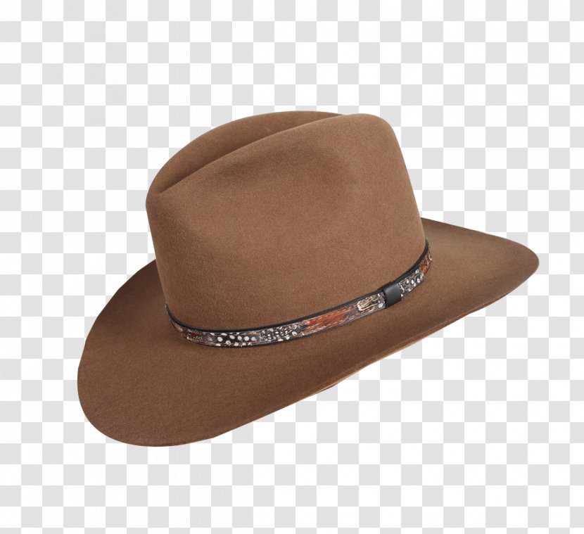 Cowboy Hat Magill Manufacturing Inc. Fedora Pork Pie - Wool - Pheasant Feathers Transparent PNG