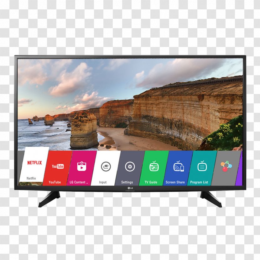 LED-backlit LCD Smart TV Television Set High-definition LG Electronics - Lg Transparent PNG