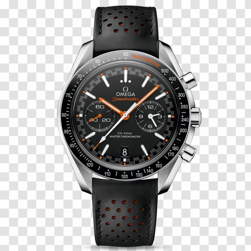 Omega Speedmaster Baselworld OMEGA Men's Racing Co-Axial Chronograph SA Coaxial Escapement - Strap - Watch Transparent PNG
