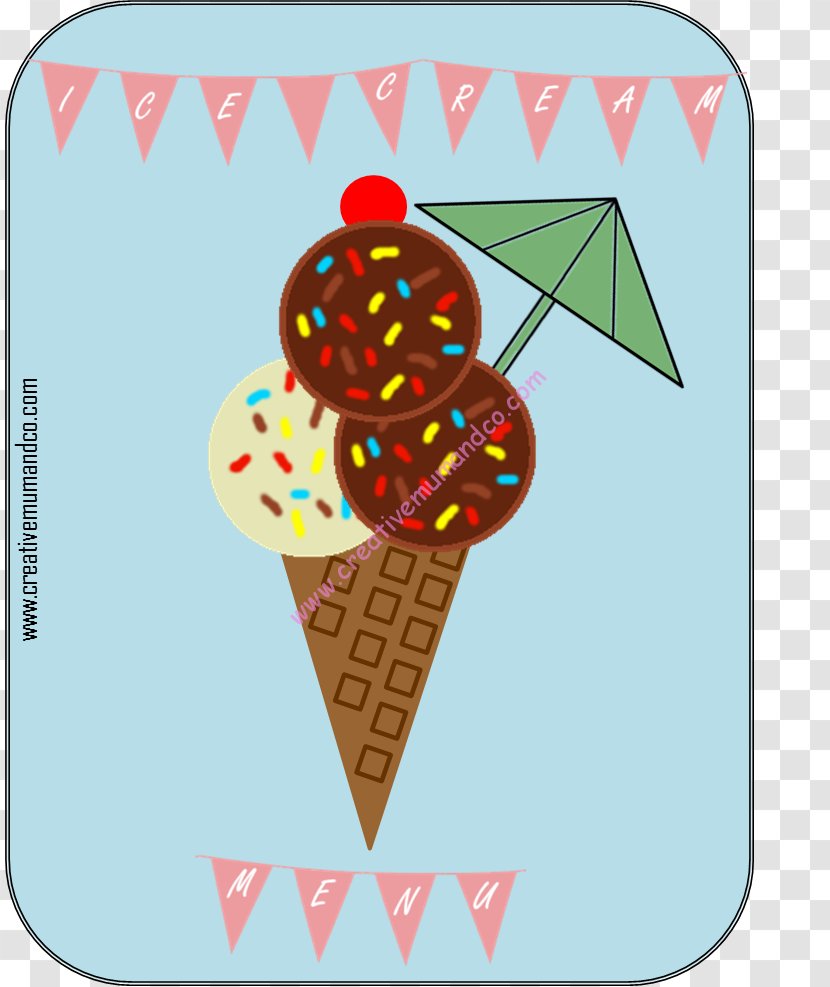 Sundae Ice Cream Cones Clip Art - Food - Party Transparent PNG
