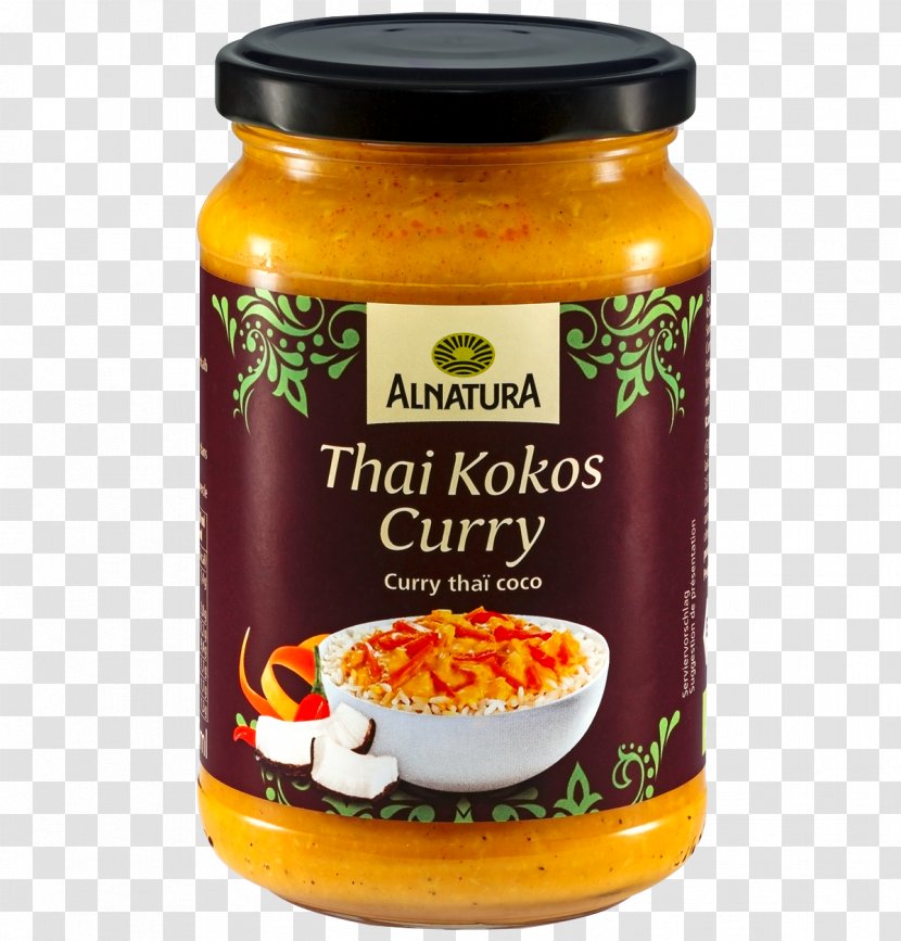 Thai Curry Sauce Organic Food Chutney Cuisine Transparent PNG