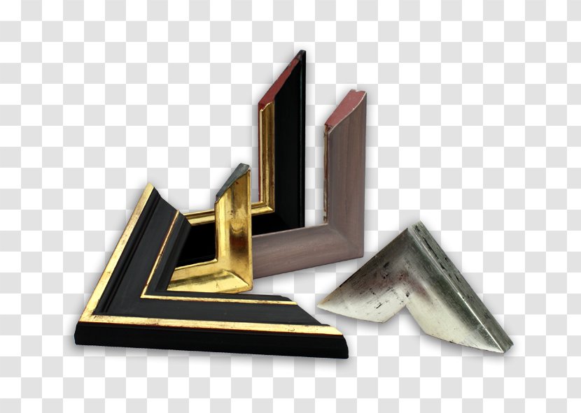 01504 Triangle - Brass - Angle Transparent PNG