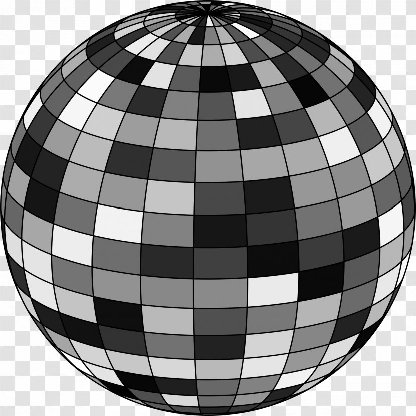 Sphere Clip Art - Monochrome Transparent PNG