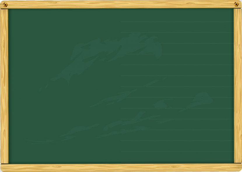 Blackboard Green Wood Stain Varnish Rectangle - No Word Classroom Writing Elements Transparent PNG
