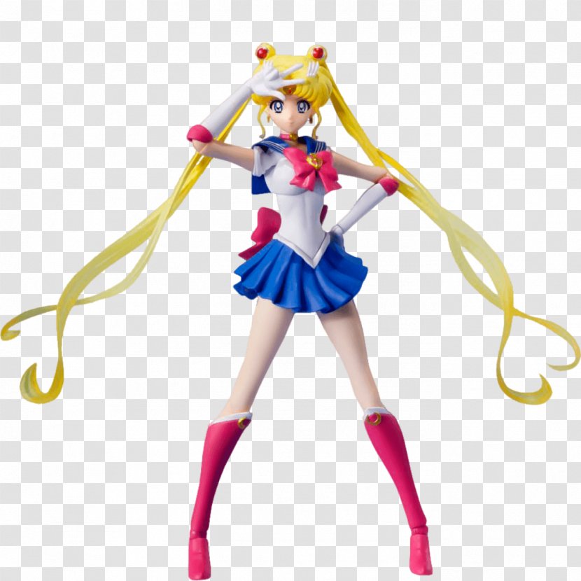 Sailor Moon Mars Venus Chibiusa Neptune - Figurine - Bandai Transparent PNG