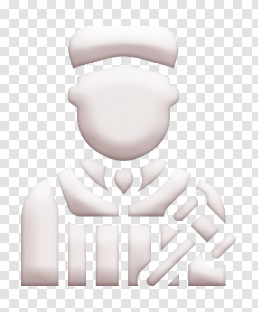 Jobs And Occupations Icon Law Icon Judge Icon Transparent PNG