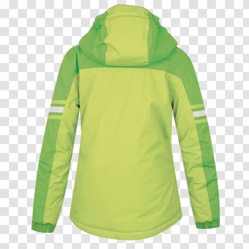 Hoodie Jacket Green Polar Fleece - Yellow Transparent PNG