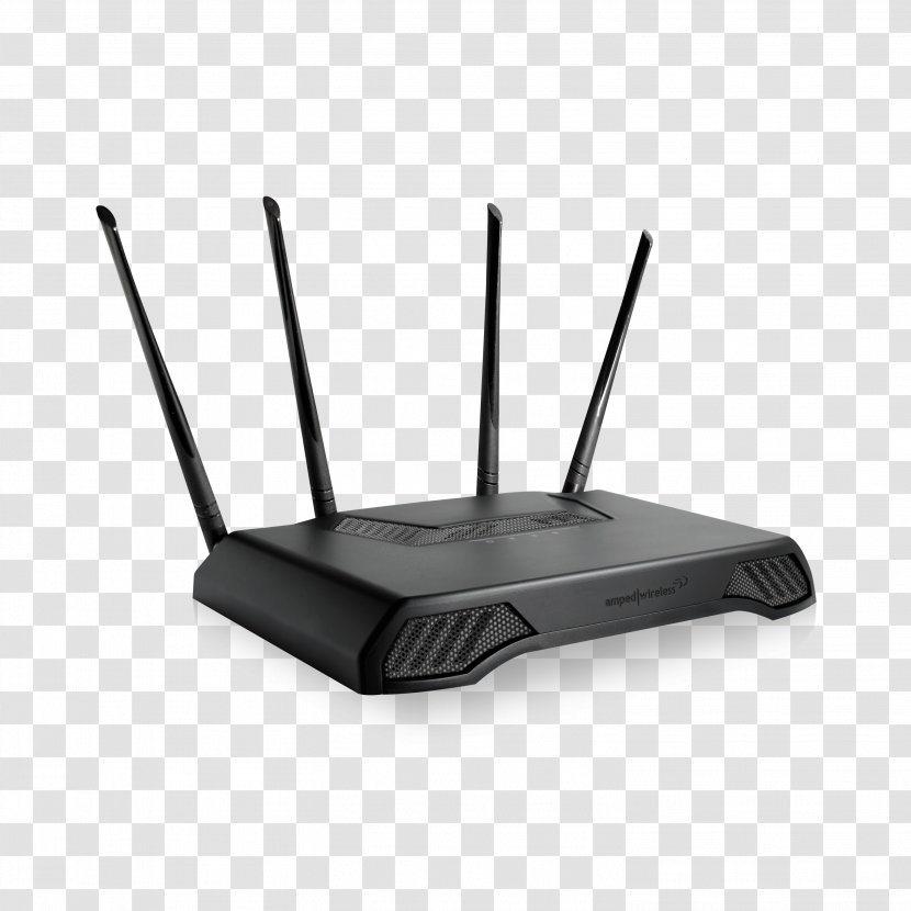 Amped Wireless RTA1750 Router Wi-Fi Access Points - Wifi - Laptop Power Cord Changer Transparent PNG