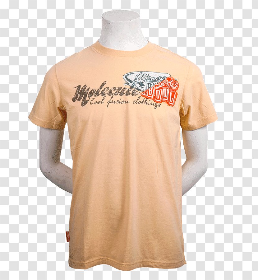 T-shirt Miami Beach Bowl Blue Orange - Shirt - Yellow Transparent PNG