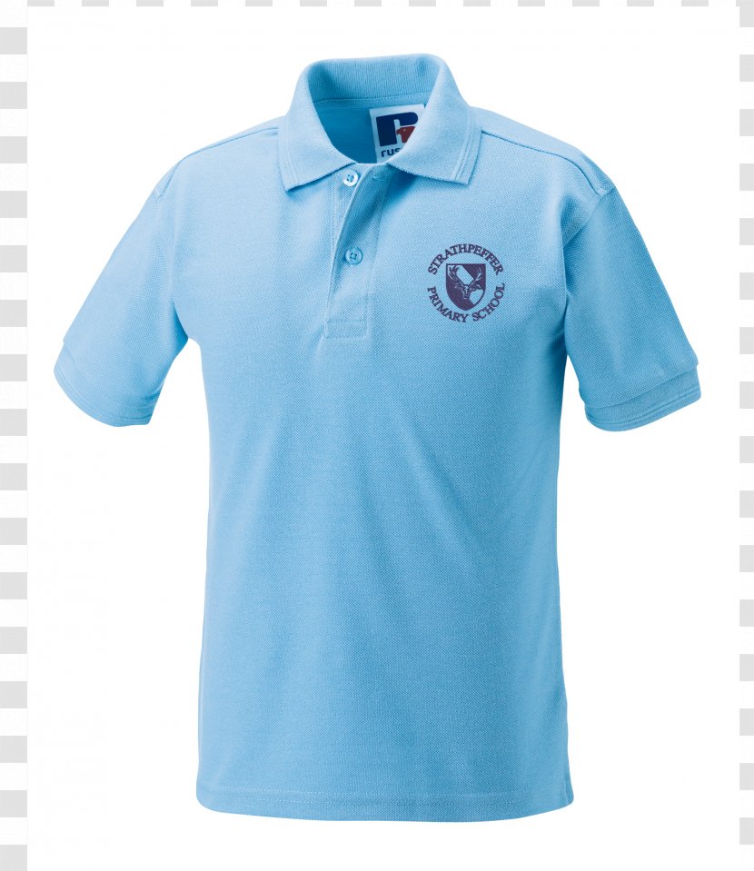 T-shirt Polo Shirt Blue Sleeve - Team Sport Transparent PNG