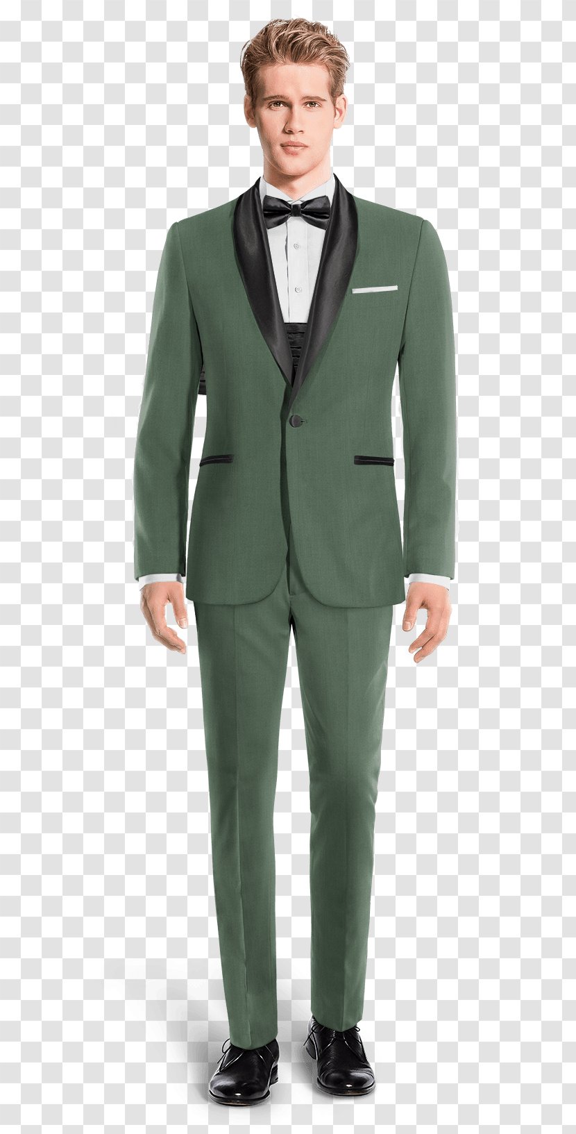 Pants Suit Wool Chino Cloth Tuxedo - Outerwear - Smoking Man Transparent PNG
