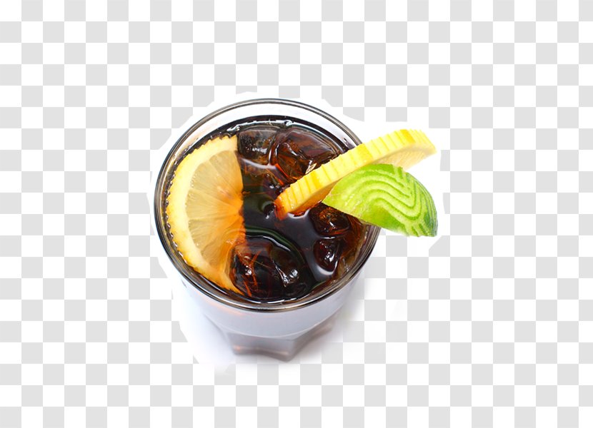 Cocktail Garnish Rum And Coke Black Russian Fizzy Drinks Iced Tea - Juice Transparent PNG