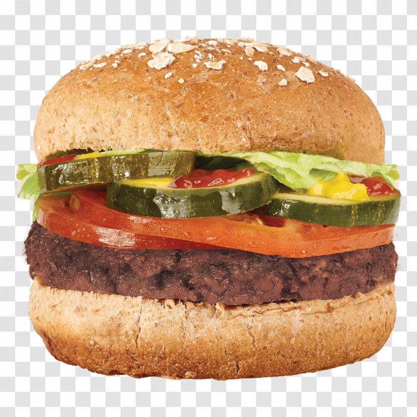 Cheeseburger Veggie Burger Hamburger Whopper Slider - Menu Transparent PNG