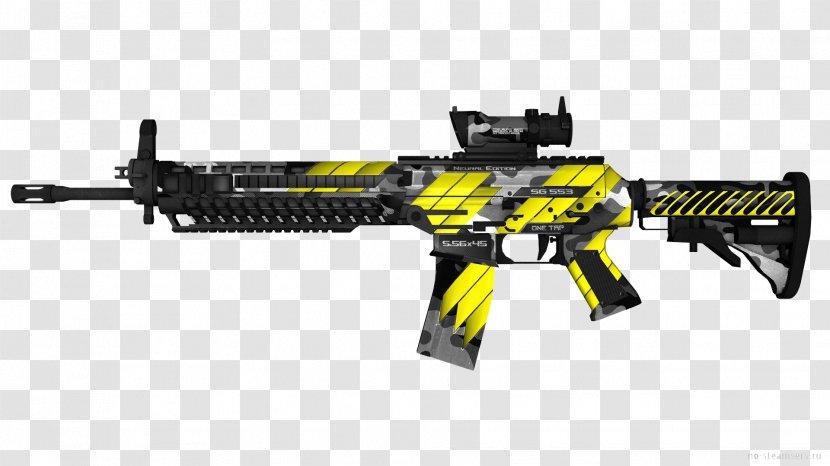 Counter-Strike: Global Offensive Source SIG SG 553 Weapon Video Game - Silhouette Transparent PNG