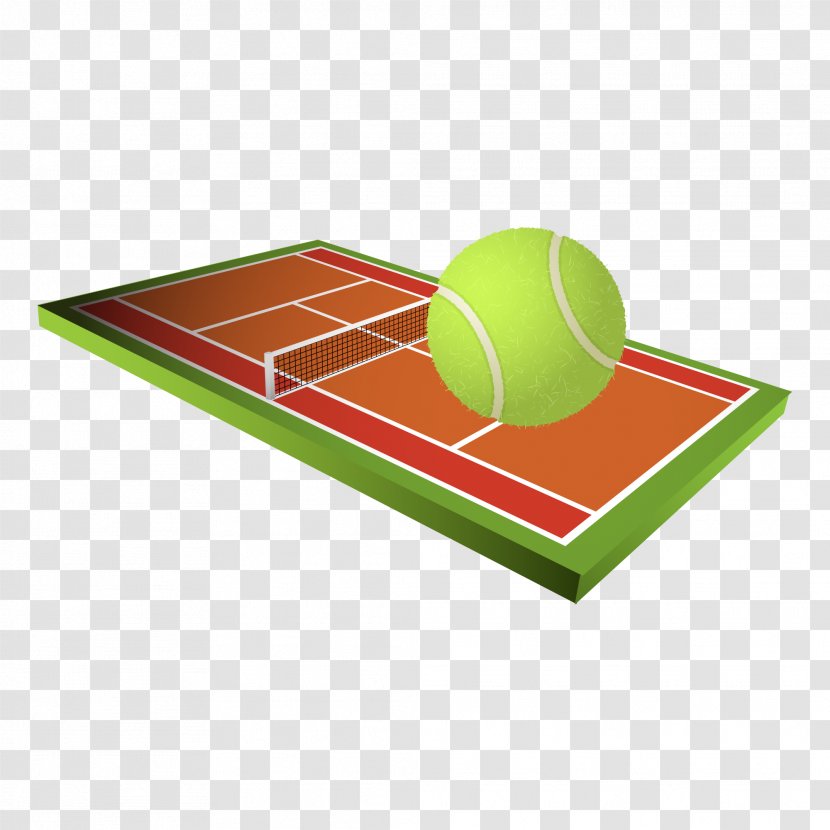 Tennis Centre Stadium Clip Art - Green - Vector Transparent PNG