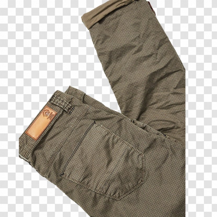 Khaki Pants Pocket M - Beige - Trousers Transparent PNG