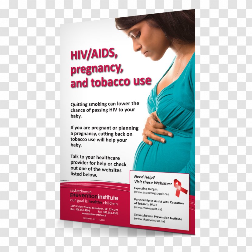 Prevention Of HIV/AIDS HIV And Pregnancy - Smoking Transparent PNG
