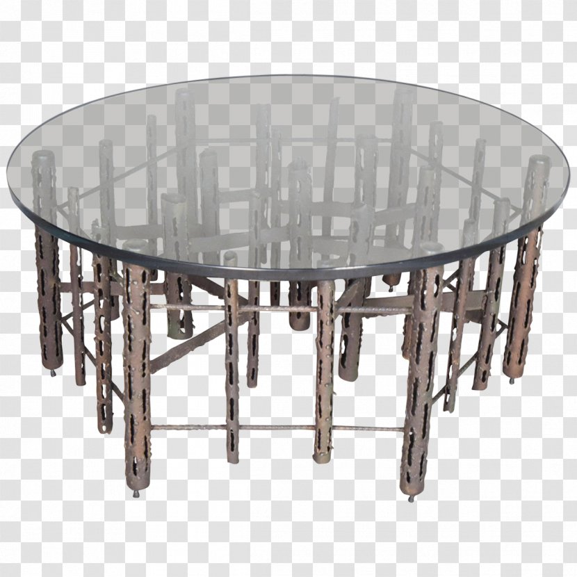 Coffee Tables Brutalist Architecture Furniture 1970s - Outdoor Table - Metal Transparent PNG
