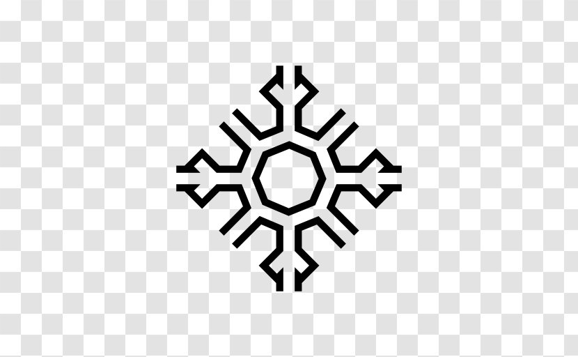 Snowflake Shape Circle Transparent PNG