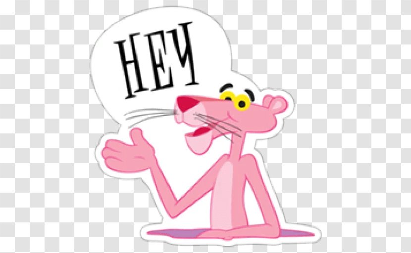 Sticker The Pink Panther Telegram Film - Tree - Hey Transparent PNG
