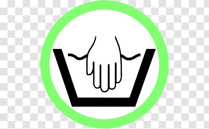 Laundry Symbol Hand Washing - Logo Transparent PNG