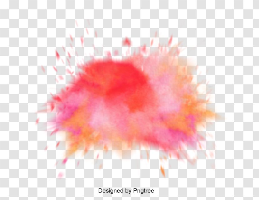 Watercolor Painting Red Transparent PNG
