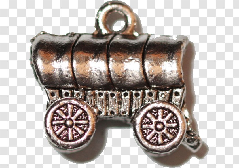 Silver - Metal - Covered Wagon Transparent PNG