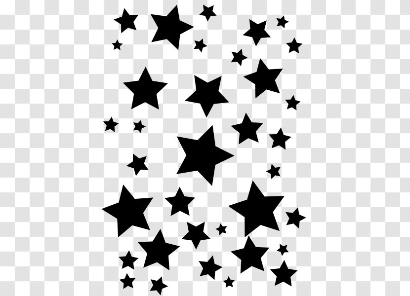 Silhouette - Stars Black Transparent PNG