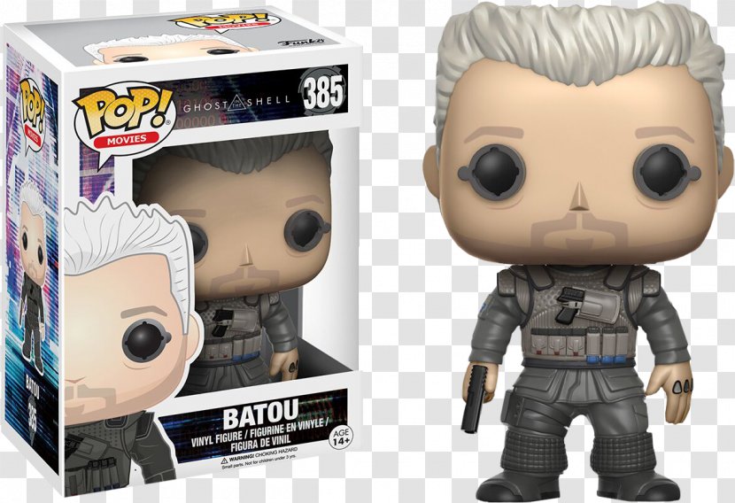 Batou Funko United Kingdom Action & Toy Figures Ghost In The Shell Major With Bomber Jacket EXC Pop! Vinyl Figure - Fye Transparent PNG