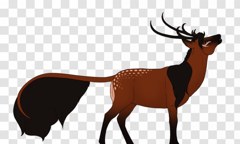 Elk Reindeer Antler Terrestrial Animal Clip Art - Mammal Transparent PNG