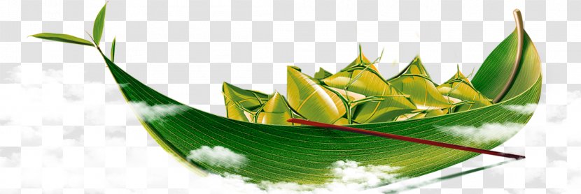 Zongzi Dragon Boat Festival U7aefu5348 - Plant - Green Simple Dumplings Decorative Patterns Transparent PNG