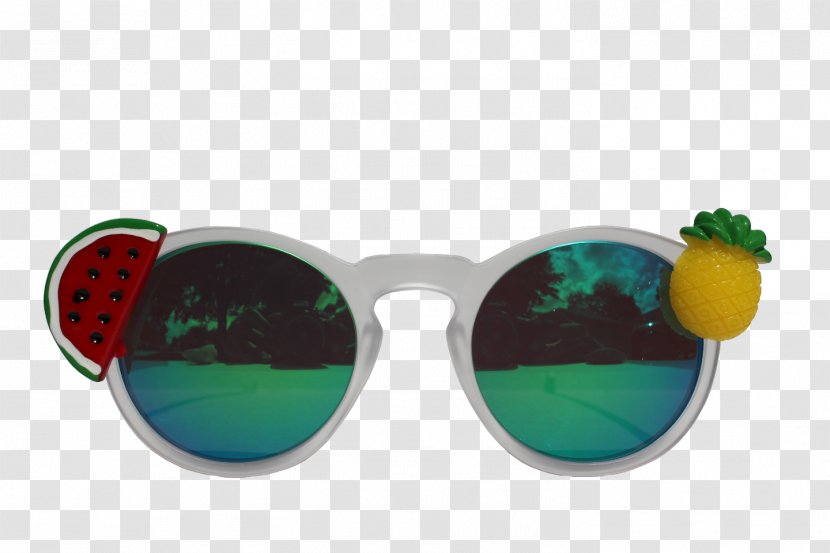 Sunglasses Fruit Blue Ms. Melon - Glasses - Summer Fruits Transparent PNG