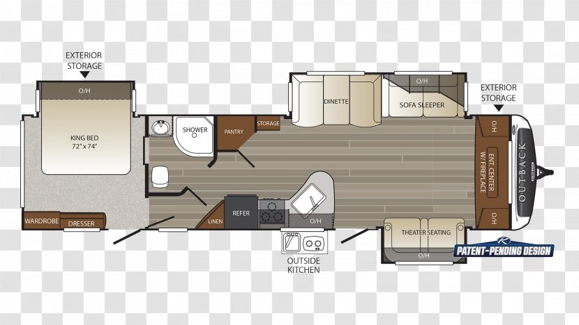 Caravan 2017 Subaru Outback Floor Plan Vehicle - Elevation - Car Transparent PNG