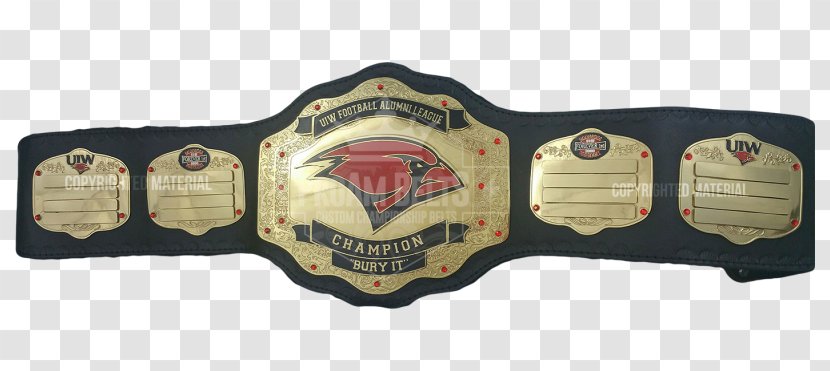 Alabama Crimson Tide Football Championship Belt Incarnate Word Cardinals American Professional Wrestling - Modified Title Transparent PNG