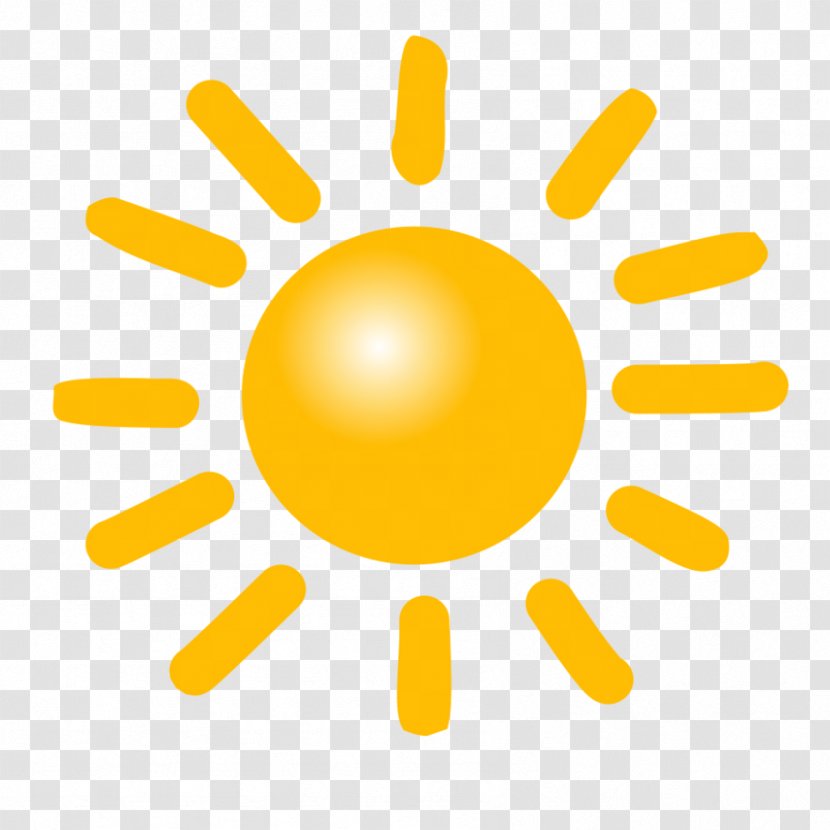 Clip Art - Text - Yellow High-definition Sun Transparent PNG