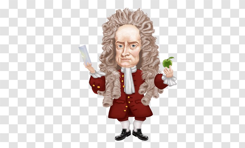 Isaac Newton Newtons Laws Of Motion Physicist Scientist Inventor - First Law - Indifferent Cliparts Transparent PNG