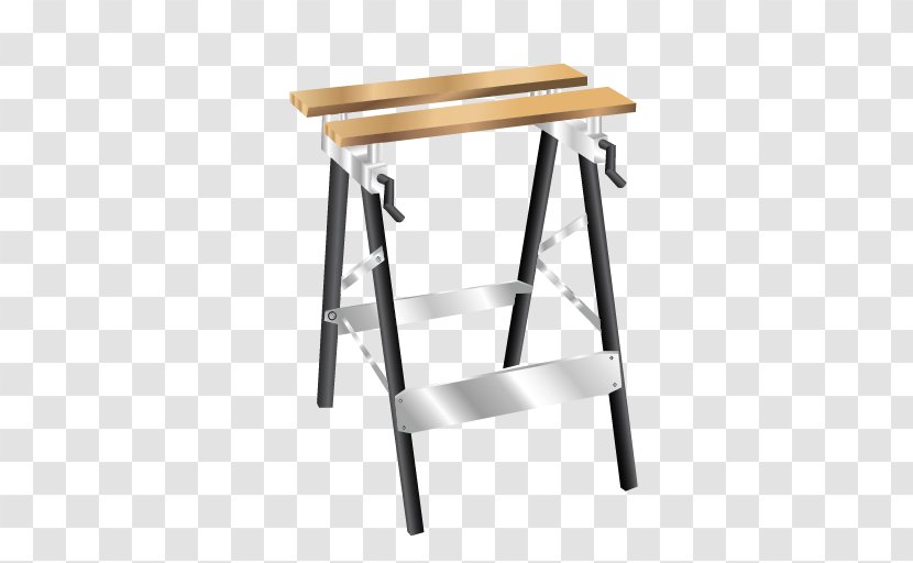 Wood Angle Bar Stool - Bed - Working Bench Transparent PNG