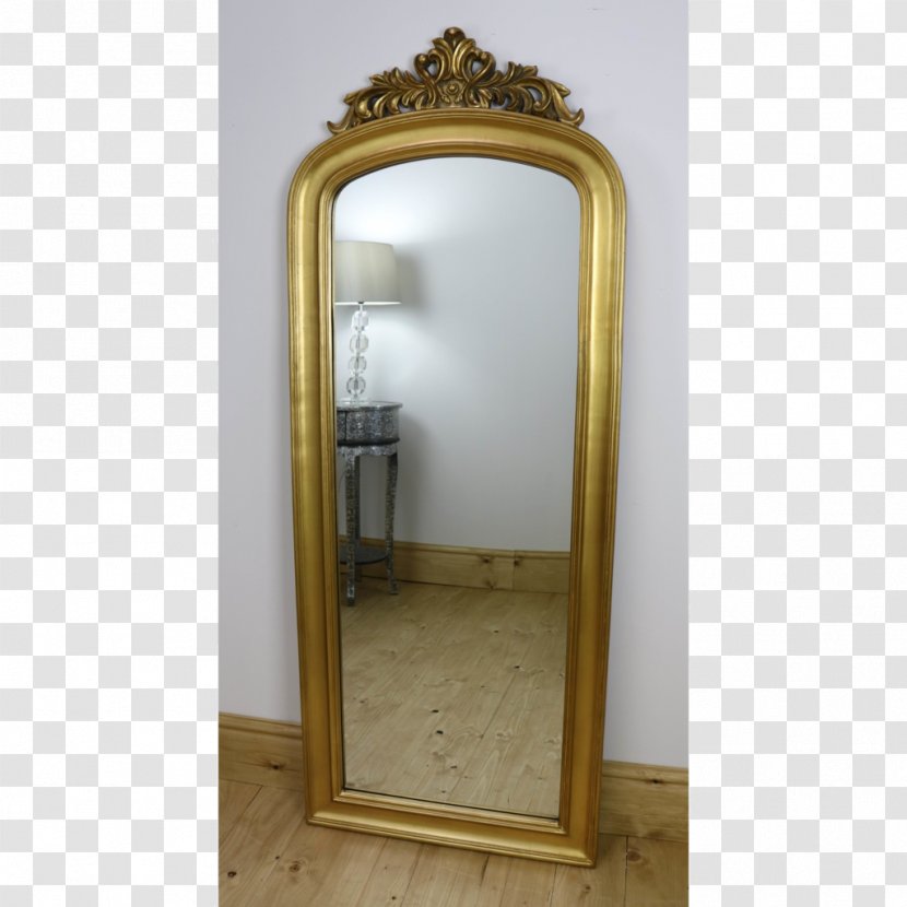 Mirror Beveled Glass Silver Gold - Floor Transparent PNG