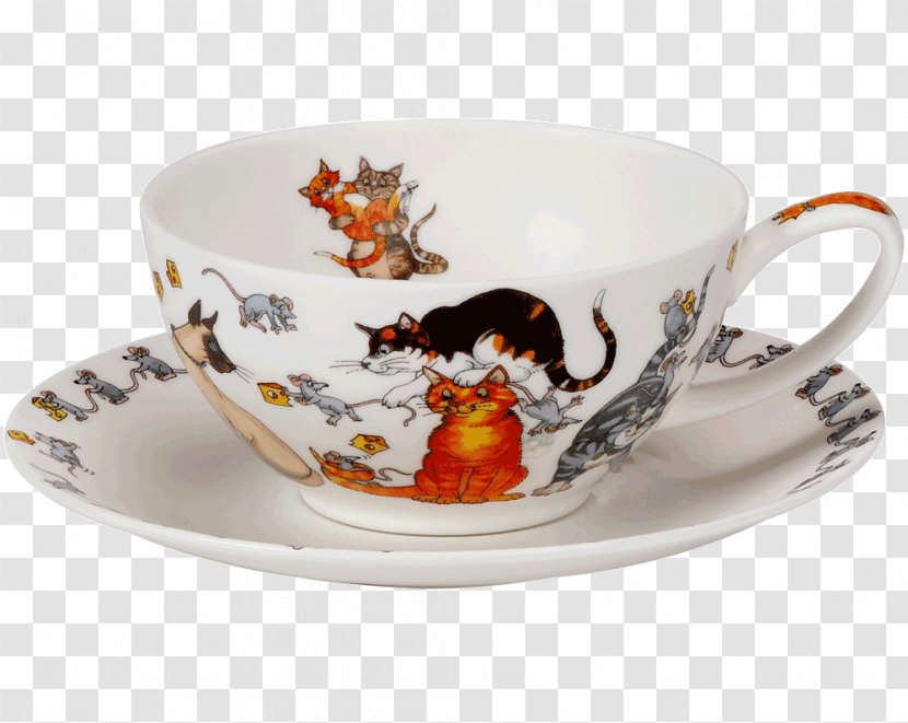 Tea Saucer Dunoon Porcelain Coffee Cup - Matcha Transparent PNG
