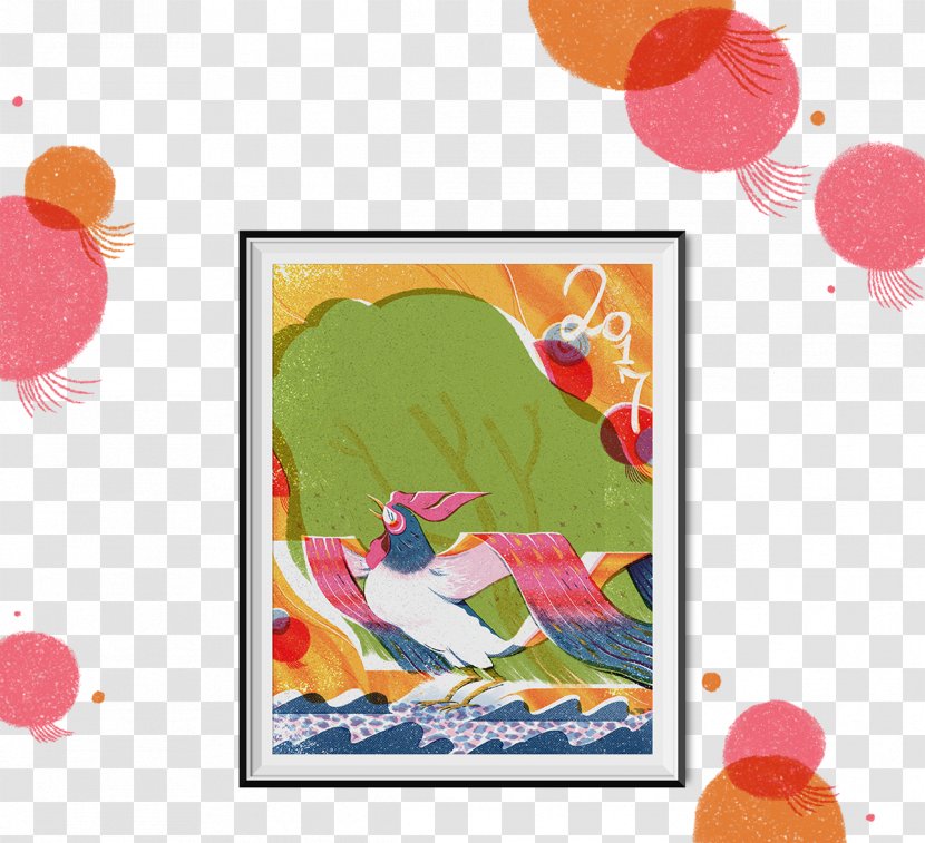 Child Art Picture Frames - Year Of The Rooster Transparent PNG