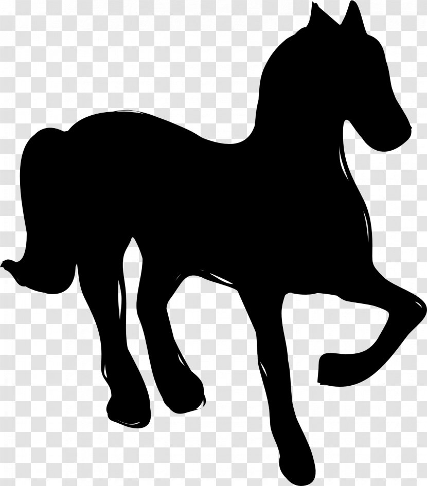 Foal Mustang Pony Mare Stallion - Line Art - Vertebrate Transparent PNG