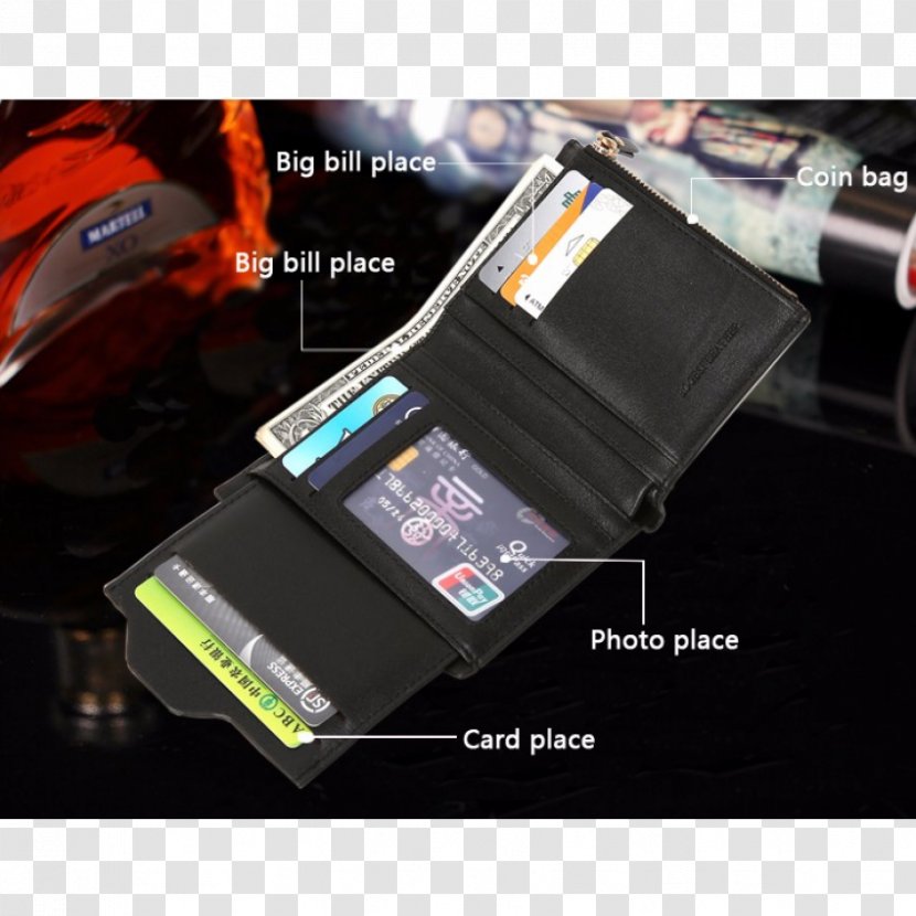 Wallet Coin Purse Zipper Bag - Electronics Transparent PNG
