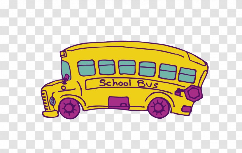 School Bus Yellow - Vehicle Transparent PNG